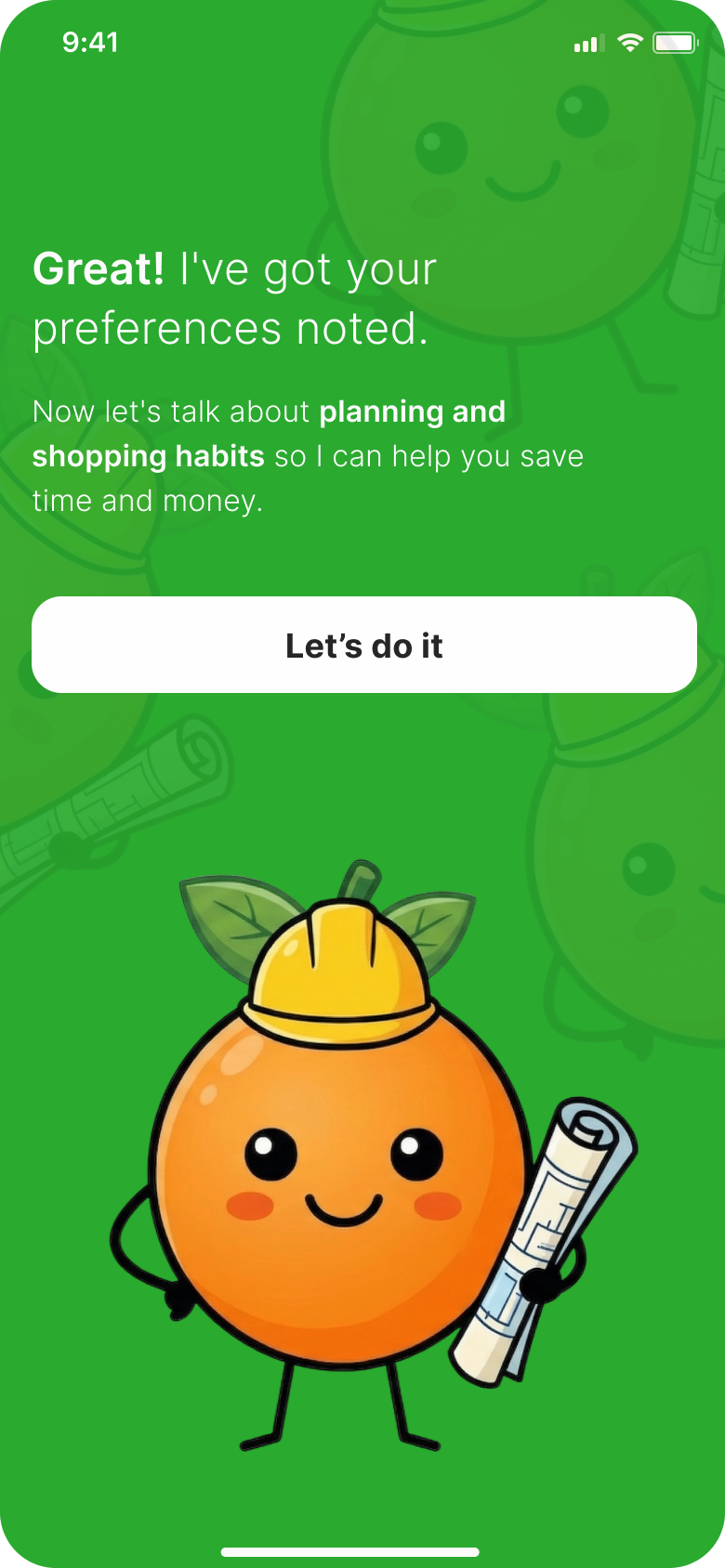 Kofi Transition screen